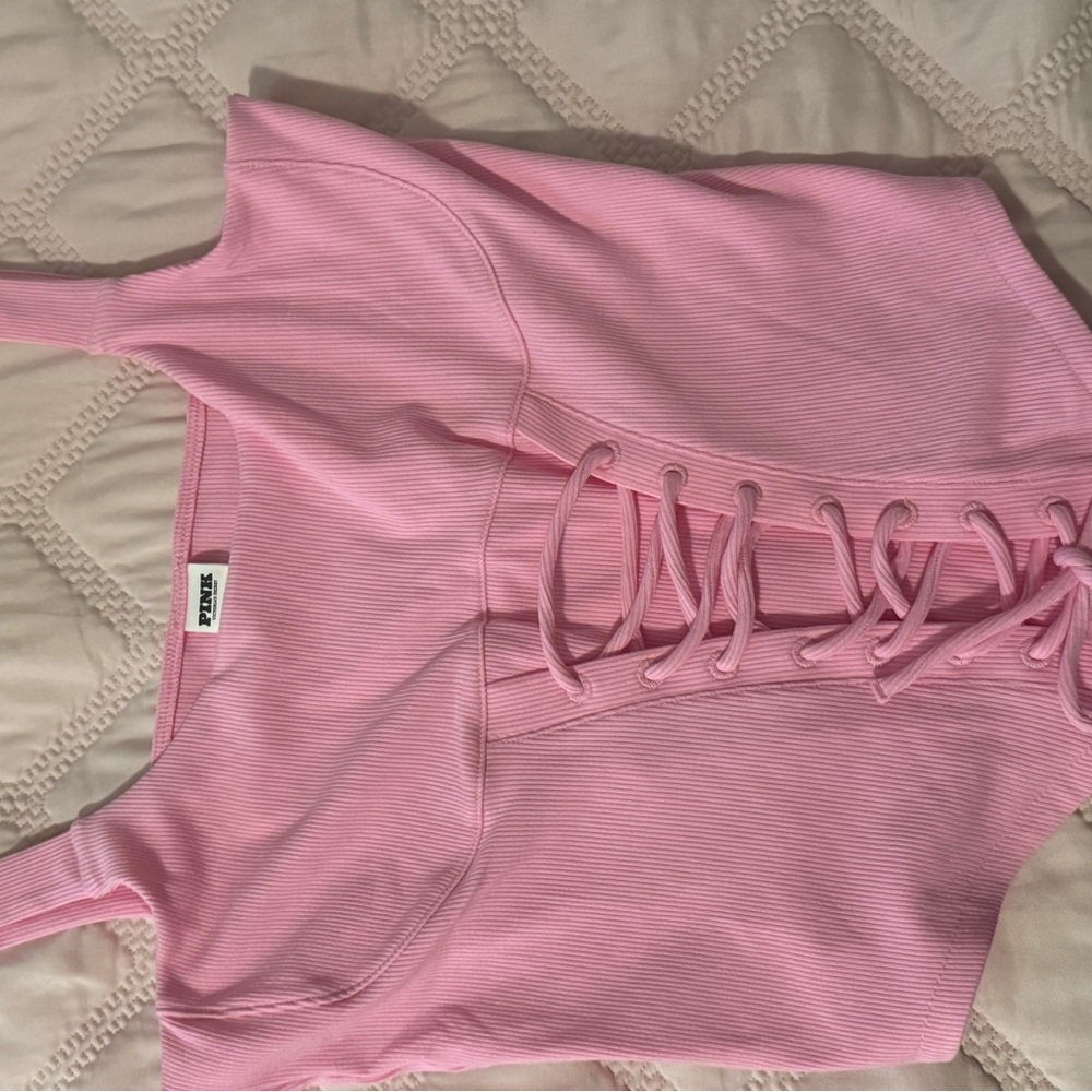 PINK Victoria's Secret Ribbed Tank